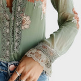 Lorena | Boho cvjetna bluzica