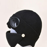 Pilot Knitted Ski Mask And Hat