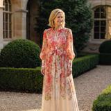 Cressida | Floral Sheer Long Sleeve Maxi Dress